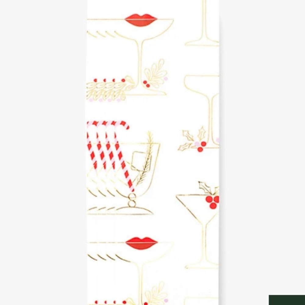 KATE SPADE NY Holiday paper wine gift bag set of 4 - Picture 2 of 7